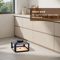 Trampa para Cucarachas OMNI CATCH - Trampa con Luz Nocturna para Interiores para Pulgas e Insectos Rastreros, Diseño Cuadrado Sólido, Enchufe Personalizable, Luz Cálida