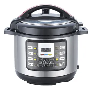 10L 12L Smart Slow Pressure Cooker 5L 6L 8L Rice Cooker Large Stainless Steel Digital Electric Food Steamer