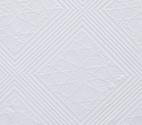 Plaque de plafond en plâtre stratifié PVC, dalles acoustiques pour faux-plafond et panneaux, installation en grille, panneau en fibres minérales, plaque de plâtre