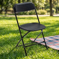 Chaise en PP WEPACK en gros pour le camping et les mariages - Mobilier d'extérieur pliable et empilable pour le bureau