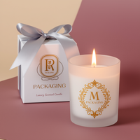 Boîte-cadeau de bougie parfumée de luxe, emballage en tube en papier cylindrique, écologique, recyclable, personnalisé, gaufrage, laminage mat