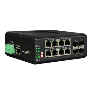 Erps quản lý Din Rail 8 <span class=keywords><strong>Port</strong></span> Gigabit Ethernet và <span class=keywords><strong>4</strong></span> 1000M <span class=keywords><strong>SFP</strong></span> công nghiệp chuyển đổi - Product Image 2
