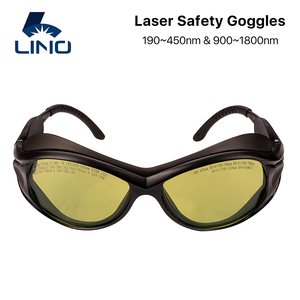 Lino LN122 하이 퀄리티 안전 레이저 보호 고글 180-500nm 750-1400nm 눈 보호용 산업용 레이저 안경 - Product Image 6
