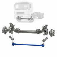 Conjunto de Barra de Acoplamiento de Dirección para Camiones, Piezas de Enlace de Dirección para Camiones Pesados HOWO SHACMAN FAW Dongfeng