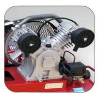 LV4008C 1.5 kw 8 bar avec réservoir 100L mini piston pas cher prix compresseur d'air à piston portable