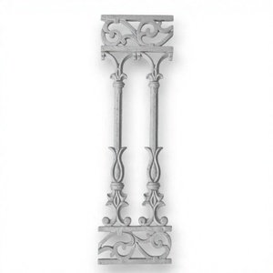 Window Grill Heavy Duty Cast Iron Modern Sand Moulding Technique Super Shot Blast Surface Highly Polished Finishing Home Balc... - Product Image 6