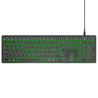 Teclado Numérico USB Inalámbrico con Retroiluminación RGB, Doble Modo, Operación de Tijera, para Laptop, Tablet, Macbook, Escritorio, Idioma Inglés