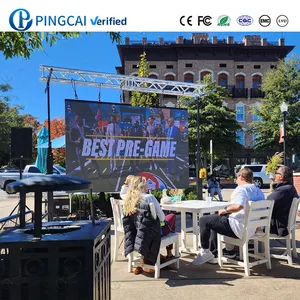 PINGCAI HD étanche haute résolution haute luminosité mur vidéo mobile location écran LED extérieur