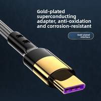 Kabel Pengisian Daya Super Cepat USB C ke Lightning 27W Berlapis Emas Berkualitas Tinggi 1.2M 2M dengan Jalinan Nilon Bersertifikasi MFI