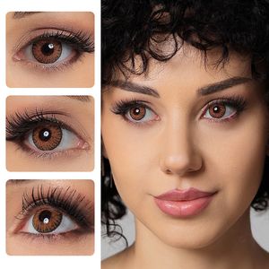 신선한 봐 콘택트 렌즈 3 톤 14.5mm 콘택트 렌즈 도매 멋진 룩 안경 프레시 고 연간 컬러 콘택트 렌즈 - Product Image 5