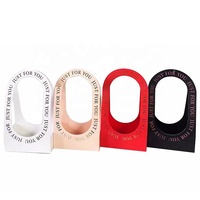 Boîtes à fleurs artisanales en carton recyclable, simples et creuses, avec vernis et pelliculage mat, personnalisables