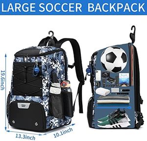 กระเป๋าเป้สะพายหลังสำหรับใส่อุปกรณ์กีฬาบาสเก็ตบอลเบสบอล - Product Image 4