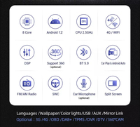 Autoradio Android Écran Tesla Lecteur DVD Vidéo pour Hyundai IX45/Santa Fe 2013 Système Audio de Voiture avec Plug and Play