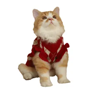 Cat clothes Muppets cute pet winter wool knit sweater wholesale and retail Knitted keep warm dog apparel