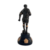 Trophée de football en résine peint à la main et personnalisé WeiVista – Sculpture d'art de collection pour reconnaissance des joueurs