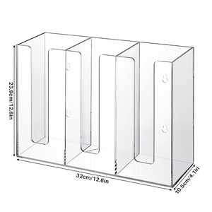 ที่ใส่แก้วกาแฟอะคริลิค <span class=keywords><strong>3</strong></span> <span class=keywords><strong>ช่อง</strong></span> สำหรับใส่แก้<span class=keywords><strong>ว</strong></span>กระดาษและฝาปิด แบบใส <span class=keywords><strong>ว</strong></span>างบนเคาน์เตอร์ - Product Image 2