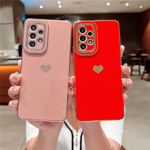 <span class=keywords><strong>Cover</strong></span> di lusso Love Heart <span class=keywords><strong>Cover</strong></span> in Silicone morbido per Samsung S25 S24 S23 S22 Ultra S21 Plus S20FE A13 A53 5G A52 <span class=keywords><strong>A12</strong></span> - Product Image 3
