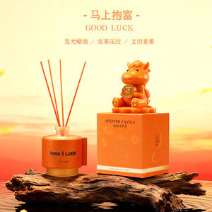 Coffret cadeau commémoratif de l'année <span class=keywords><strong>Mingu</strong></span> fabriqué en usine avec des bougies parfumées et un ensemble d'huiles parfumées haut de gamme sans flamme. - Product Image 3