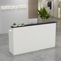 Design Simple bureau réception table comptoir table petit salon de manucure bureau de réception
