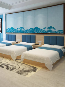 <span class=keywords><strong>Letto</strong></span> Matrimoniale Queen Size in Legno per Camera da <span class=keywords><strong>Letto</strong></span> di <span class=keywords><strong>Hotel</strong></span> a Tre o Cinque Stelle, Vendita Calda - Product Image 3