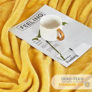 Lit chaud doux et confortable personnalisé couverture de flanelle en peluche pour voyage de camping - Product Image 5