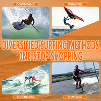 Planche de surf en carbone OEM 110L-130L pour kitesurf, wingfoil, paddle sup, hydrofoil pour le surf en eaux océaniques