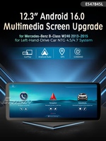 Erisin ES47B45L 8G+128G Android 16 Navigation GPS pour voiture pour Mercedes-Benz Classe B W246 NTG 4.5  APS 4G WiFi DSP IPS Multimédia automobile