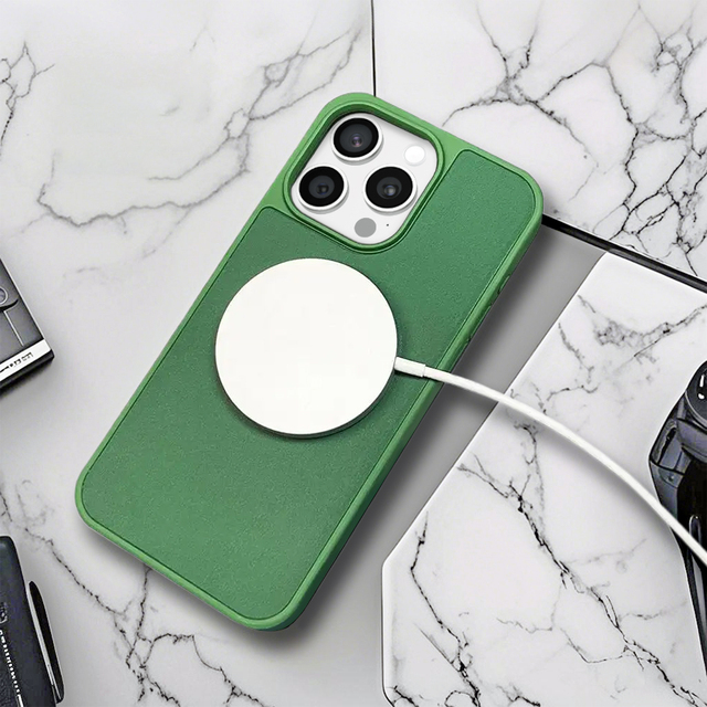 New Arrival for I Phone 16 Series PU Leather Wireless Charging Phone Cases Magnetic Phone Covers Silicone Colorful Cell Cases