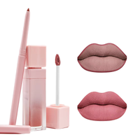 Cadeau Maquillage Marque privée Rouge à lèvres liquide mat Lip Liner Set Private Label Creamy Long Lasting Lip Liner Sets Kit