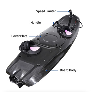 Tabla de Surf Profesional de Fibra de Carbono para Adultos, Tabla Acuática a Gasolina, Jetsurf a Gasolina para Surfear en el Mar - Product Image 4