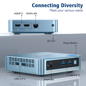 คอมพิวเตอร์ตั้งโต๊ะขนาดเล็ก Celeron N5105 กำลังไฟต่ำ รองรับ Wifi 5.0 BT4.2 รุ่น N5095 แรม DDR4 16GB SSD 512GB พกพาสะดวก สำหรับ 11 นิ้ว - Product Image 2