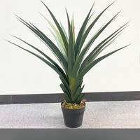 Plante tropicale artificielle moderne en soie et plastique, Aanasévieria (Plante Serpent), feuilles de bonsaï, 27-35 pouces, durable, écologique, Thanksgiving