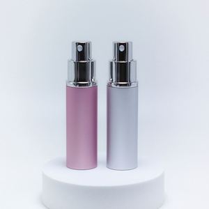 Engrave Logo Cosmetic 10ml Black Round Aluminum <b>Perfume</b> Spray Bottle <b>Atomizer</b> - Product Image 3