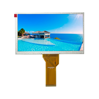 Écran LCD TFT AT070TN94 LW700AT9309 AT070TN83 V.1 7 pouces 800*480 400 cd/m² avec interface RGB 50 broches pour navigation GPS