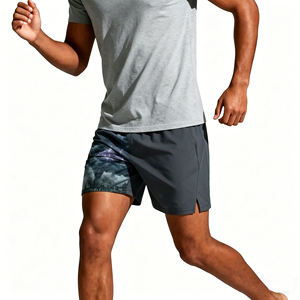 Durable Trail Running Shorts Men Quick Dry Abrasion Resistant <b>Athletic</b> Activewear with Multiple Pockets for Hiking Outdoor Sport - Product Image 1