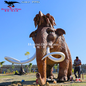 <span class=keywords><strong>Iceage</strong></span> Outdoor Exhibition Life Size Animatronic Animated Mammoth - Product Image 5