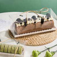 Boîte de présentation portable spécialisée pour gâteaux roulés, entièrement visible, pour l'exposition d'échantillons sur les foires professionnelles de la pâtisserie