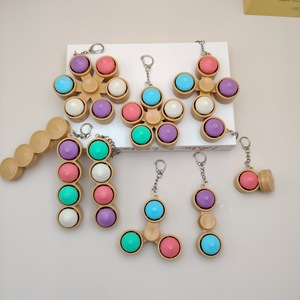 Porte-clés Fidget Spinner Megan Mignon Pastel Pop en forme de boulette vapeur, jouet anti-stress pour enfants et adultes, cadeau d'anniversaire, pendentif de sac - Product Image 5