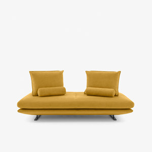Innovative Modular Platform <b>Sofa</b> with Movable Backrest 3 Seater Versatile Couch for Modern Home - Product Image 5