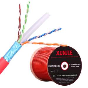 <span class=keywords><strong>สาย</strong></span><span class=keywords><strong>แลน</strong></span> FTP <span class=keywords><strong>Cat6</strong></span> <span class=keywords><strong>ราคา</strong></span>ดีที่สุด OEM 4 คู่ กล่อง <span class=keywords><strong>สาย</strong></span>ทองแดง สำหรับเครือข่าย 23awg - Product Image 1