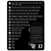 Kit de tournevis de précision professionnel 115-en-1 en acier, magnétique, multifonctionnel, pour réparation électronique, avec tige flexible