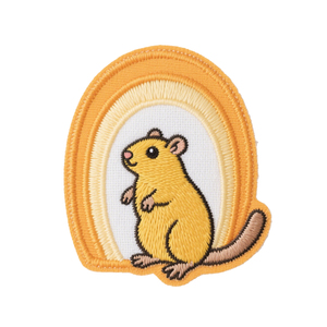 कढ़ाई 2 डी कार्टून पैच कस्टम नरम लोगो हुक और कपड़े के बैग के लिए बुना हुआ - Product Image 4