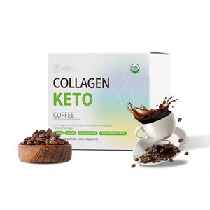 Café erval ceto pó solúvel para perda de peso bebida saudável substituição de refeição café cogumelo com extrato de cogumelo medicinal
