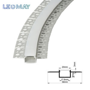 Armário de alta qualidade com faixa de luz LED para armazém da UE, tampa de liga de alumínio para lâmpadas, faixa de luz linear - Product Image 2