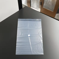 Personnalisable biodégradable PLA fécule de maïs poly-sac plat rétractable scellable sacs d'emballage de vêtements avec logo personnalisé couches en papier toilette