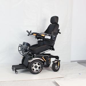 Fauteuil roulant électrique multifonctionnel tout-terrain de luxe avec frein électromagnétique Fourniture de thérapie de réadaptation médicale pour personnes âgées - Product Image 2