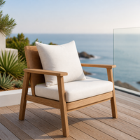 Coussin de siège sur mesure Hodon résistant aux UV, anti-taches, anti-décoloration et anti-moisissure pour chaise de salle à manger de patio, jardin et terrasse