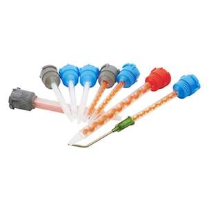 1:1 混合比 MBQH05-24 圆形口混合喷嘴 AB 胶搅拌头环氧涂药头 - Product Image 4