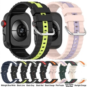 Correa de Silicona de 2 Tonos de Repuesto para Reloj Huawei Watch Fit 3/ Fit 4/ Fit 4 Pro/ Fit 5/ Fit 5 Pro, Disponible en Fábrica al por Mayor - Product Image 6