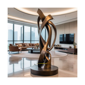 Decoración de la calle interesante diseño bicicleta estatua bronce bicicleta escultura estatua para regalo - Product Image 4